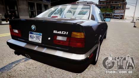 BMW 540i E34 para GTA 4