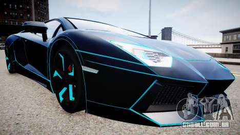 Lamborghini Aventador TRON Edition para GTA 4