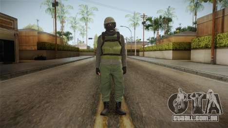 GTA Online Military Skin Green-Verde para GTA San Andreas