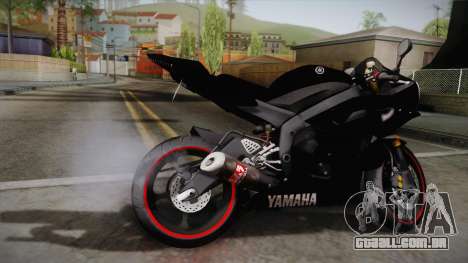 Yamaha YZF-R6 2008 para GTA San Andreas