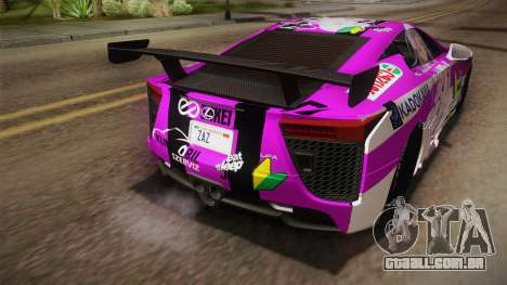 Lexus LFA Emilia The Purple of ReZero para GTA San Andreas