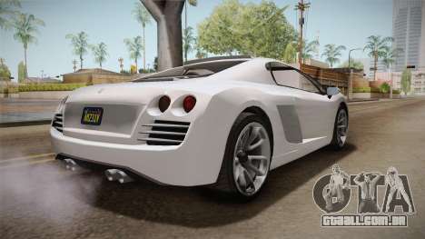 GTA 5 Pegassi Vacca 9F Roadster Coupé) para GTA San Andreas