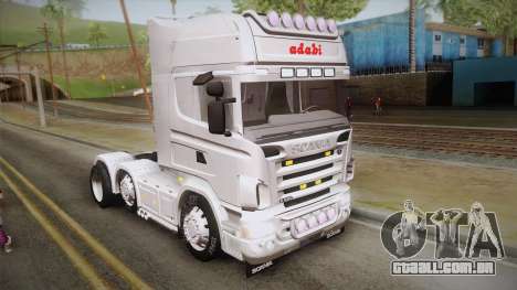 Scania R620 White Adabi para GTA San Andreas