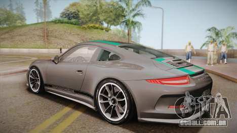 Porsche 911 R (991) 2017 v1.0 Green para GTA San Andreas