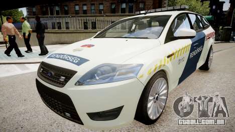 Hungarian Ford Police Car para GTA 4
