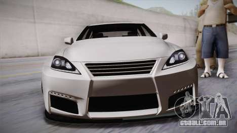 Lexus IS F 2009 Hachiraito para GTA San Andreas