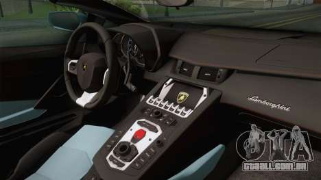 Lamborghini Aventador LP700-4 Roadster 2013 v2 para GTA San Andreas