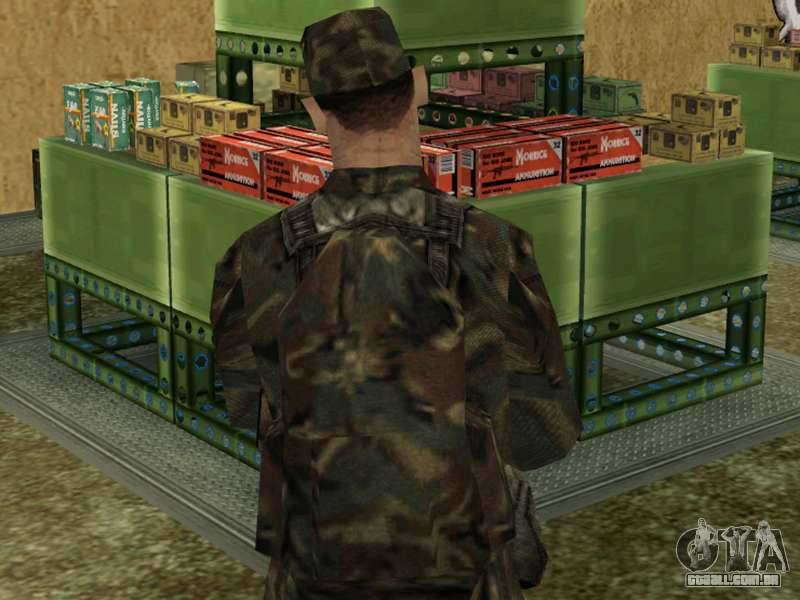 Pára-quedas militar para GTA San Andreas