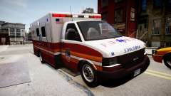 F.D.N.Y. Ambulance para GTA 4