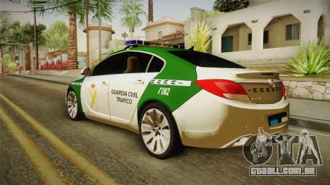 Opel Insignia Da Guardia Civil Tráfego para GTA San Andreas