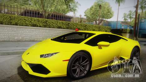 Lamborghini Huracan FBI 2014 para GTA San Andreas