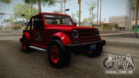 GTA 5 Canis Mesa Jurassic Park para GTA San Andreas