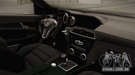 Mercedes-Benz C63 AMG 2012 para GTA San Andreas