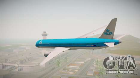 Boeing 787 KLM para GTA San Andreas