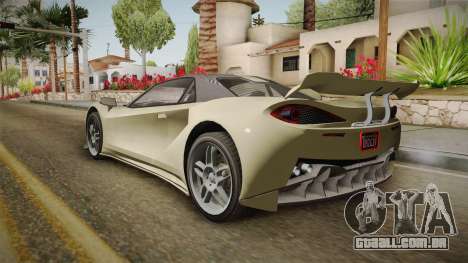 GTA 5 Progen Itali GTB para GTA San Andreas
