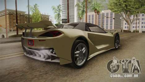 GTA 5 Progen Itali GTB para GTA San Andreas
