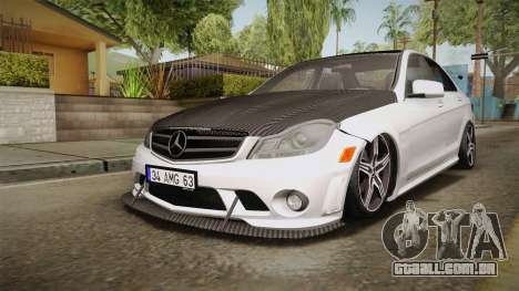 Mercedes-Benz C63 AMG 2012 para GTA San Andreas