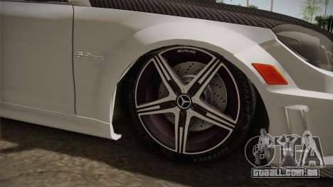 Mercedes-Benz C63 AMG 2012 para GTA San Andreas