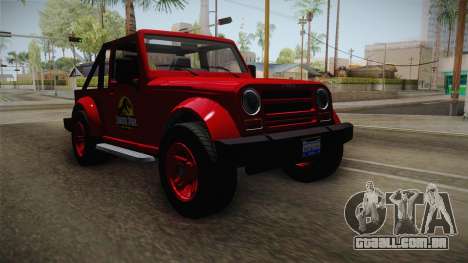 GTA 5 Canis Mesa Jurassic Park para GTA San Andreas