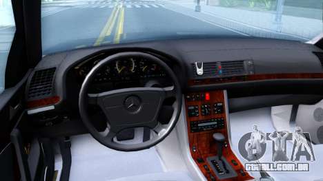 Mercedes-Benz W140 S600 From "Brigada" para GTA San Andreas
