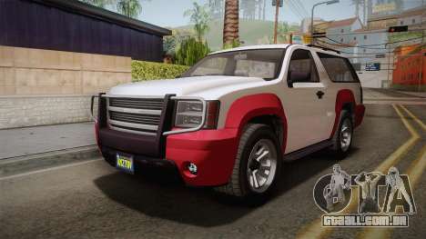 GTA 5 Declasse Granger 2-doors IVF para GTA San Andreas