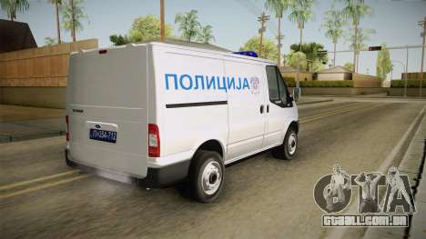Ford Transit Polícia para GTA San Andreas