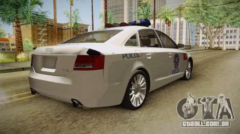 Audi A6 Turkish Police para GTA San Andreas