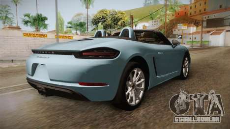 Porsche 718 Boxster S Cabrio para GTA San Andreas