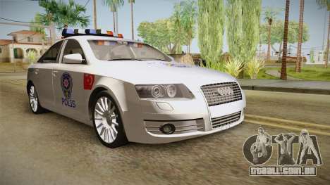 Audi A6 Turkish Police para GTA San Andreas