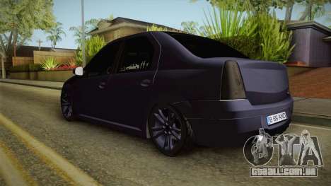 Dacia Logan Low Style para GTA San Andreas