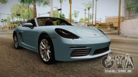 Porsche 718 Boxster S Cabrio para GTA San Andreas