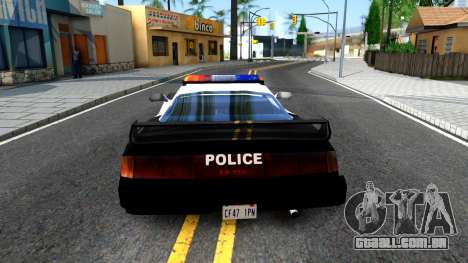 ZR-350 SFPD Police Pursuit Car para GTA San Andreas