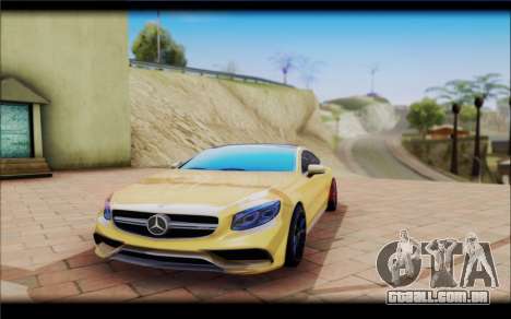 Mercedes-Benz S63 Coupe GOLD para GTA San Andreas