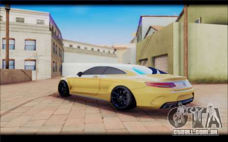 Mercedes-Benz S63 Coupe GOLD para GTA San Andreas