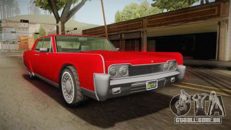 GTA 5 Vapid Chino Continental para GTA San Andreas