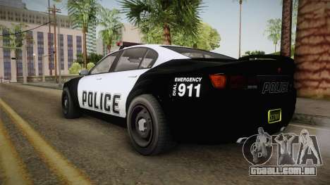 GTA 5 Cheval Fugitive Police IVF para GTA San Andreas