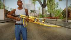 Cross Fire - AK-47 Beast Noble Gold v1 para GTA San Andreas
