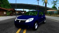 Renault Sandero azul para GTA San Andreas