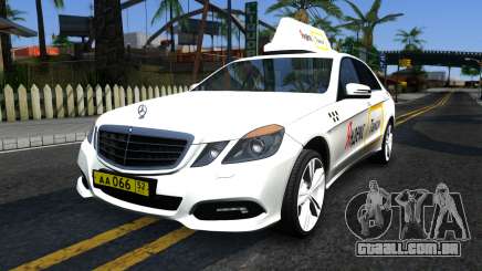 Mercedes-Benz E500 W212 "Yandex Taxi" para GTA San Andreas