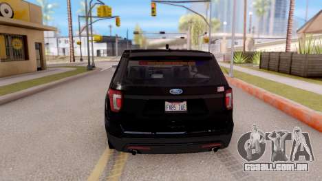 Ford Explorer FBI para GTA San Andreas