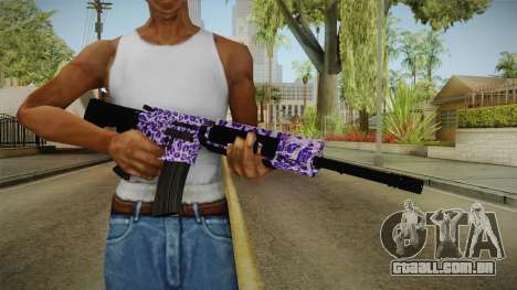 Tiger Violet M4 para GTA San Andreas