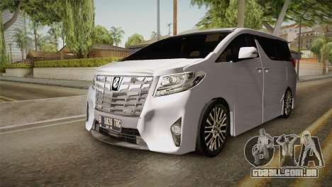 Toyota Alphard 3.5G 2015 v2 para GTA San Andreas