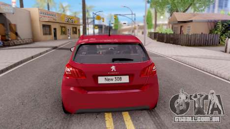 Peugeot 308 2016 para GTA San Andreas