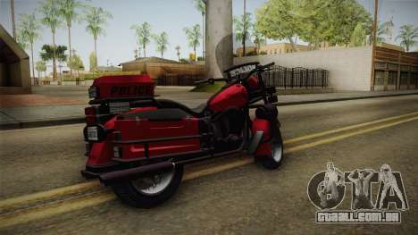 GTA 5 Police Bike para GTA San Andreas