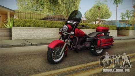 GTA 5 Police Bike para GTA San Andreas