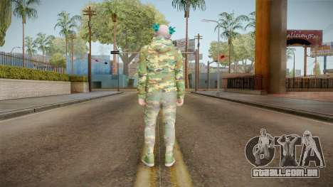 Skin GTA Online Clown Camouflaged para GTA San Andreas