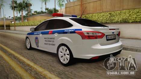 Ford Focus 1.6 Turkish Police para GTA San Andreas