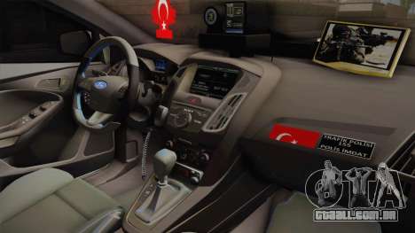 Ford Focus 1.6 Turkish Police para GTA San Andreas