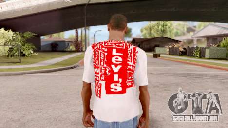 Levis T-shirt para GTA San Andreas