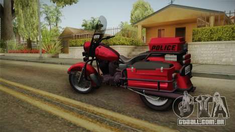 GTA 5 Police Bike para GTA San Andreas